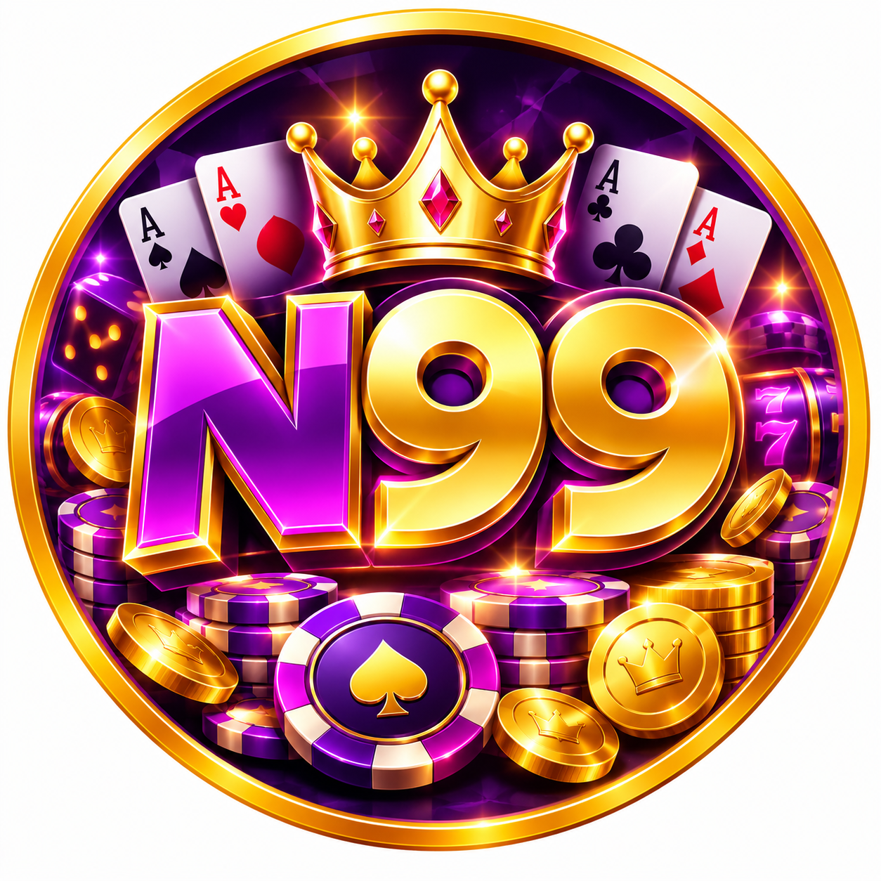 Glamorous N99 Casino Emblem